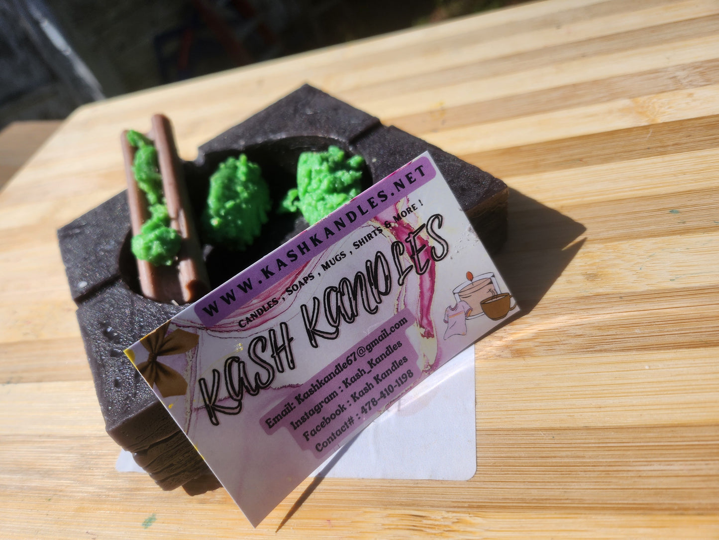 420 Tray and leafs wax melts