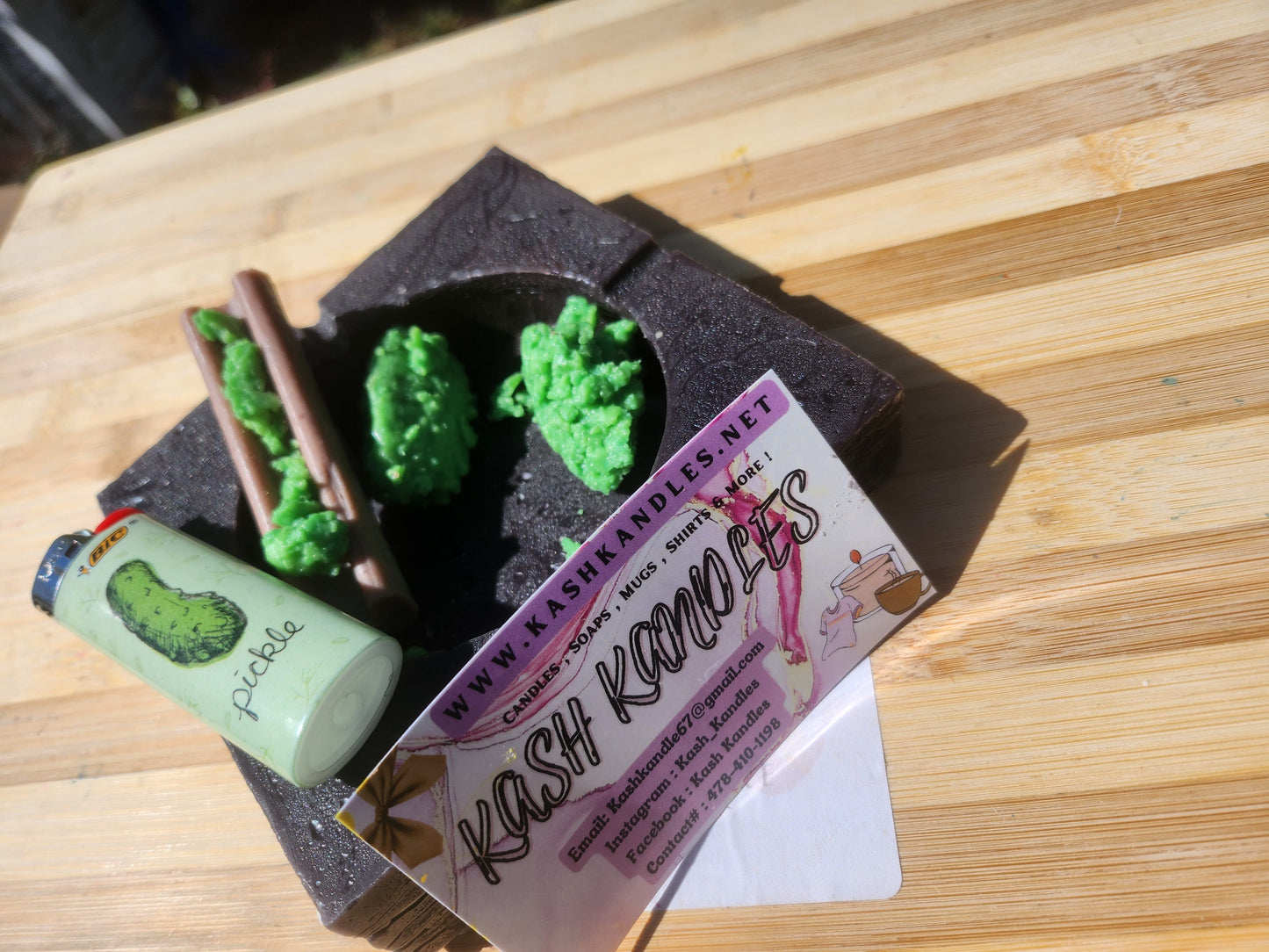 420 Tray and leafs wax melts