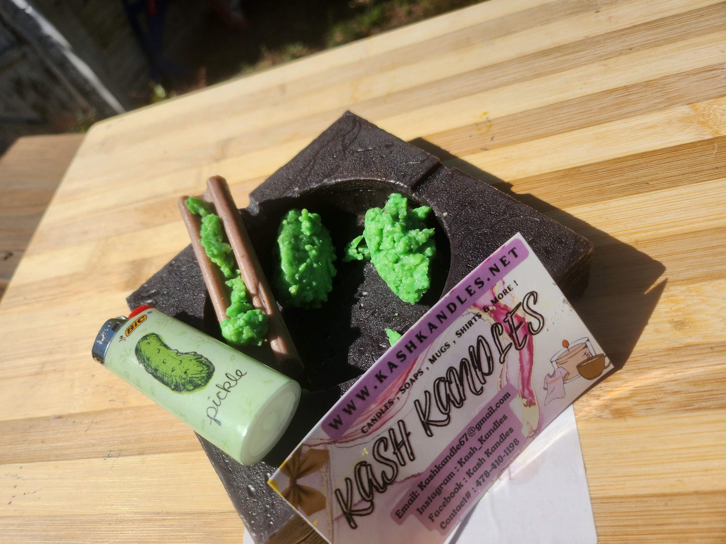 420 Tray and leafs wax melts
