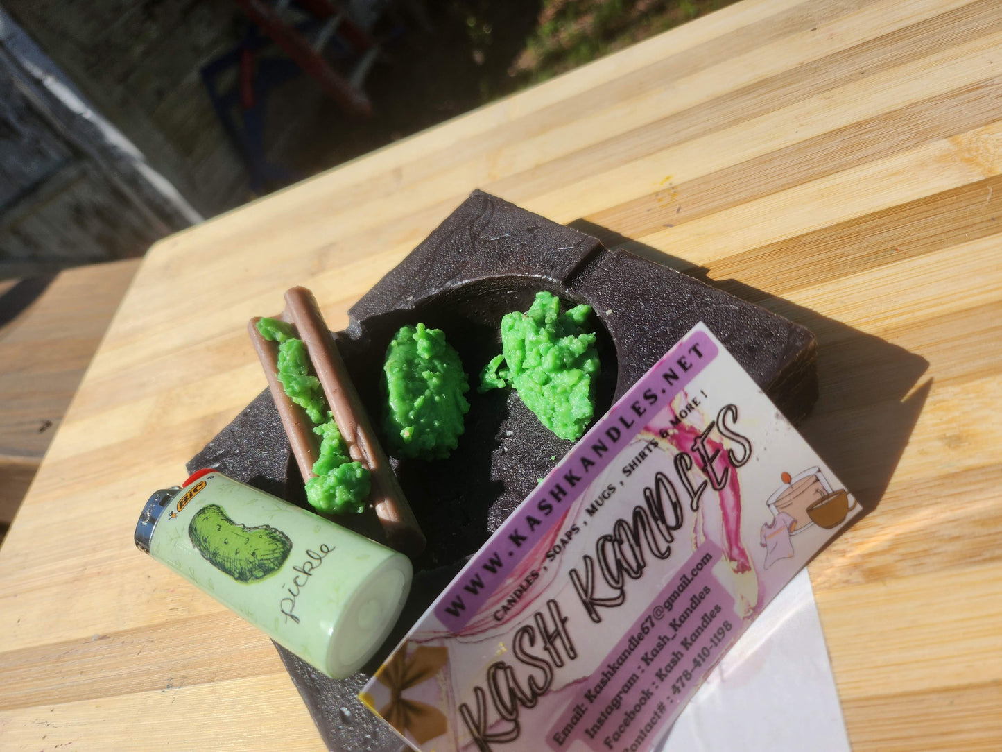 420 Tray and leafs wax melts