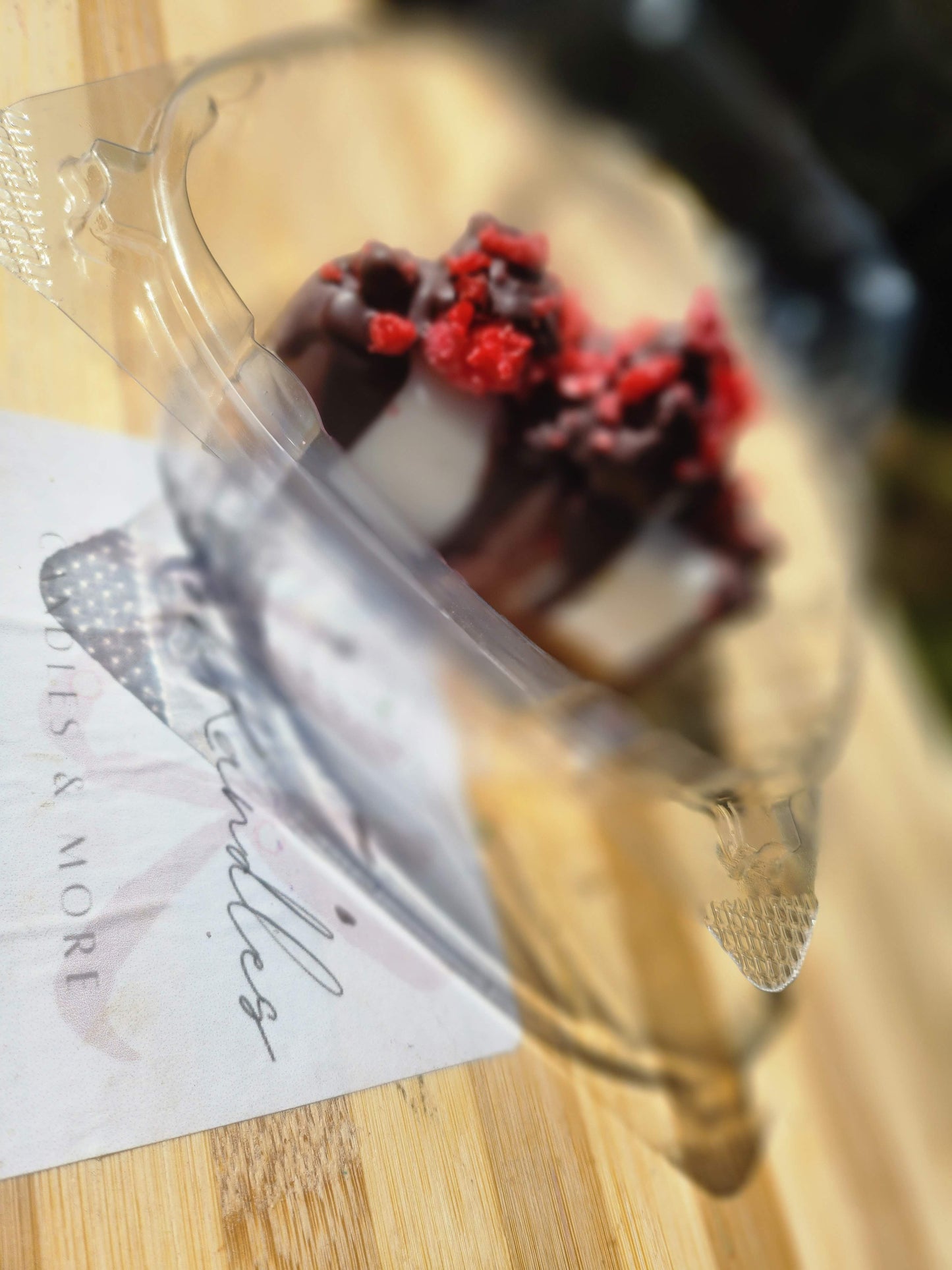 Chocolate Raspberry Cake Slice