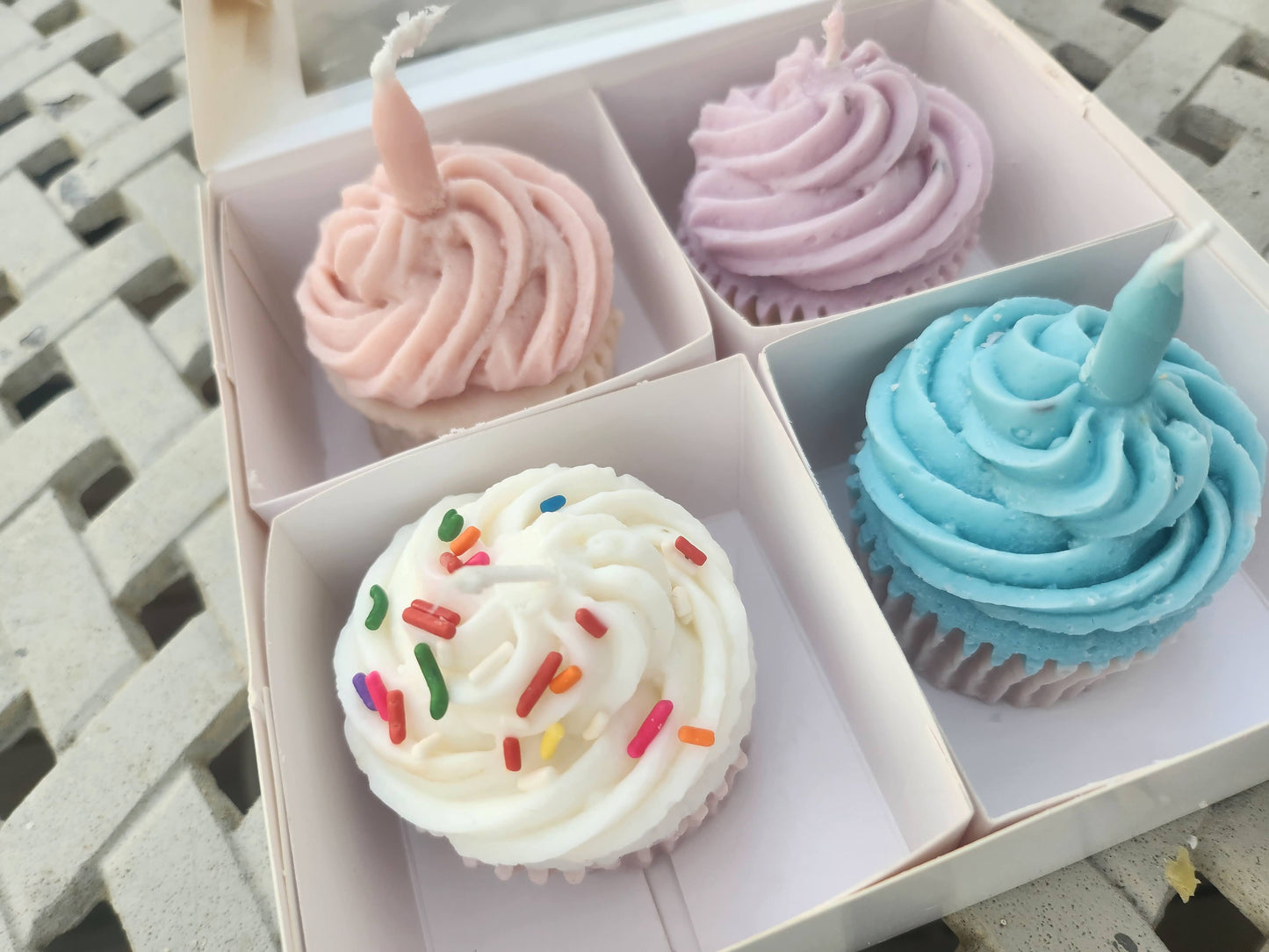 Cupcake Candle Box