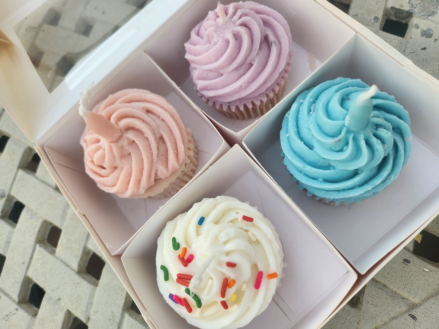Cupcake Candle Box
