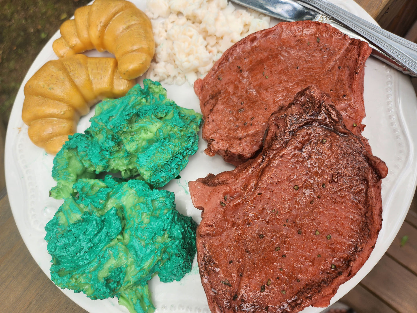 Porkchop dinner plate wax melts