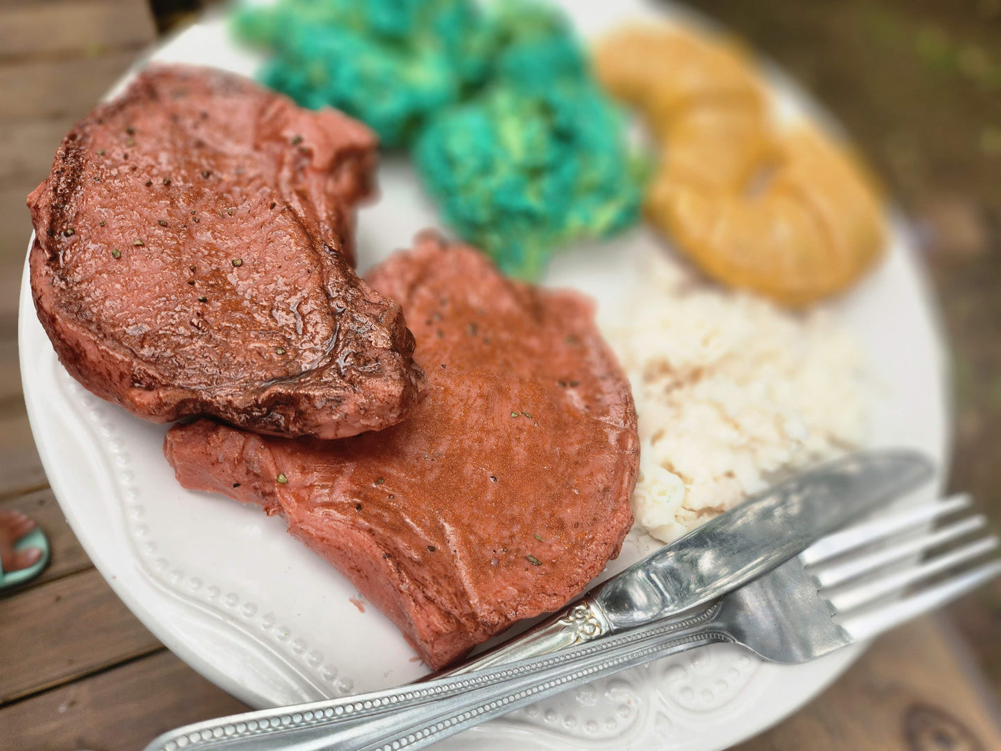 Porkchop dinner plate wax melts