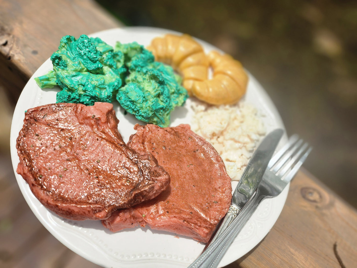 Porkchop dinner plate wax melts