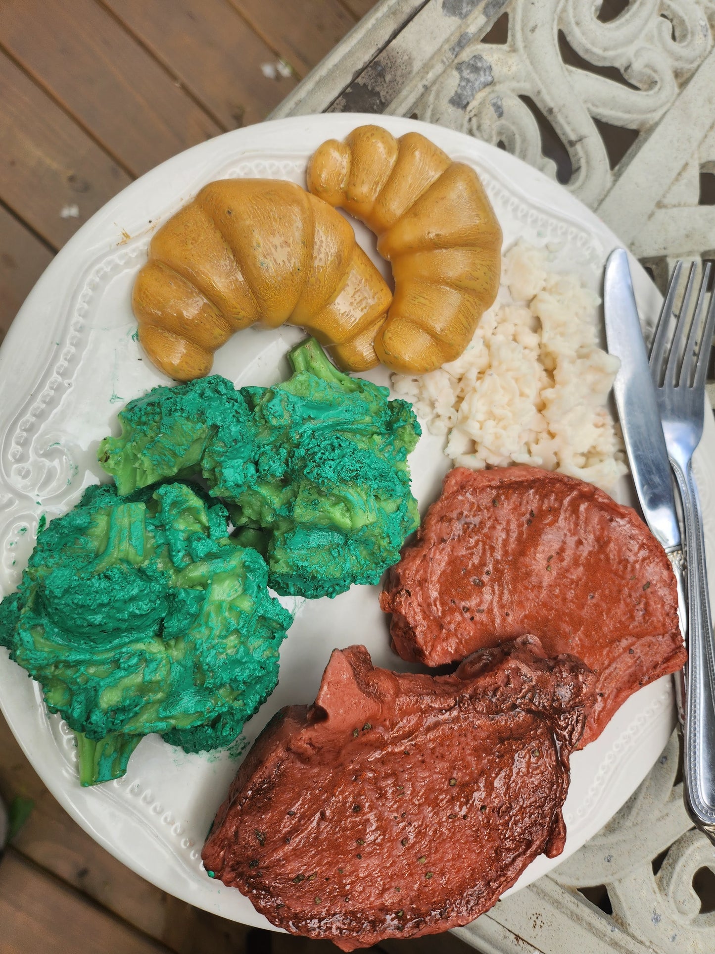 Porkchop dinner plate wax melts