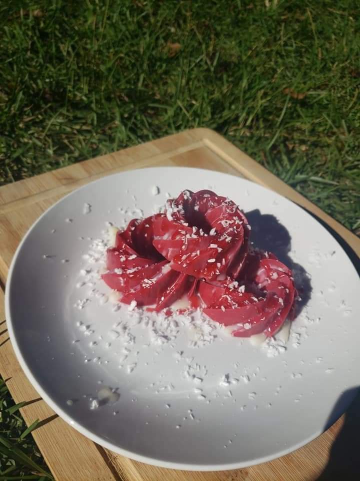 Raspberry Crullers