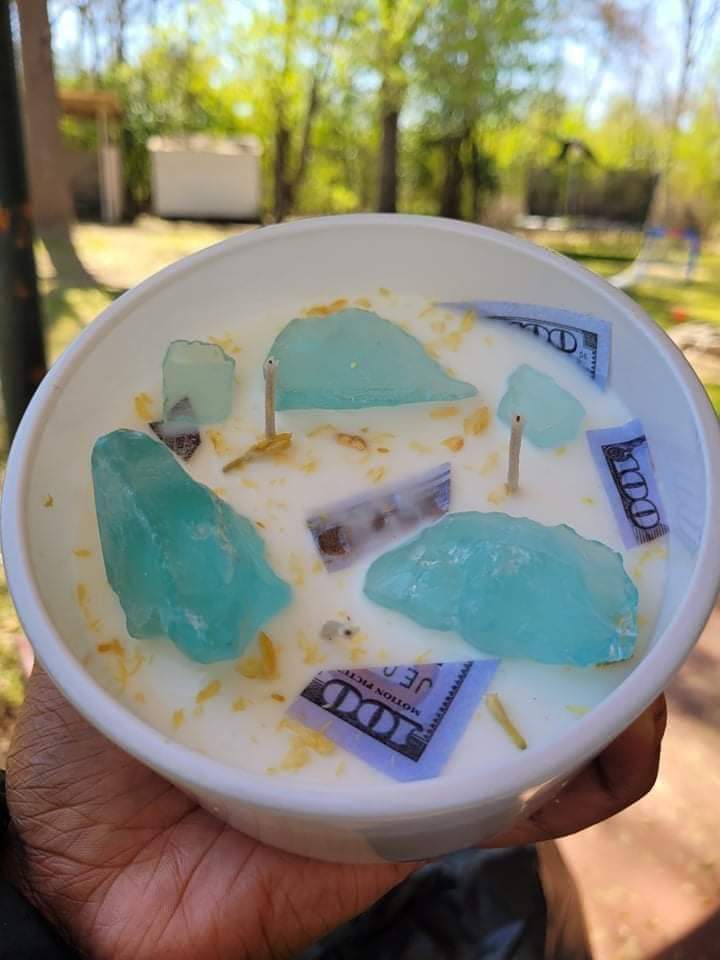 Money Blessing Candle