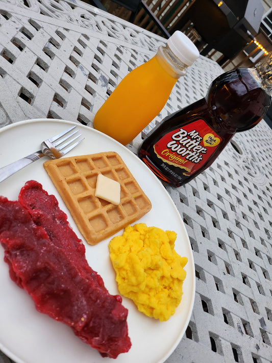 Bacon egg waffle wax melt