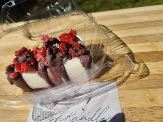Chocolate Raspberry Cake Slice