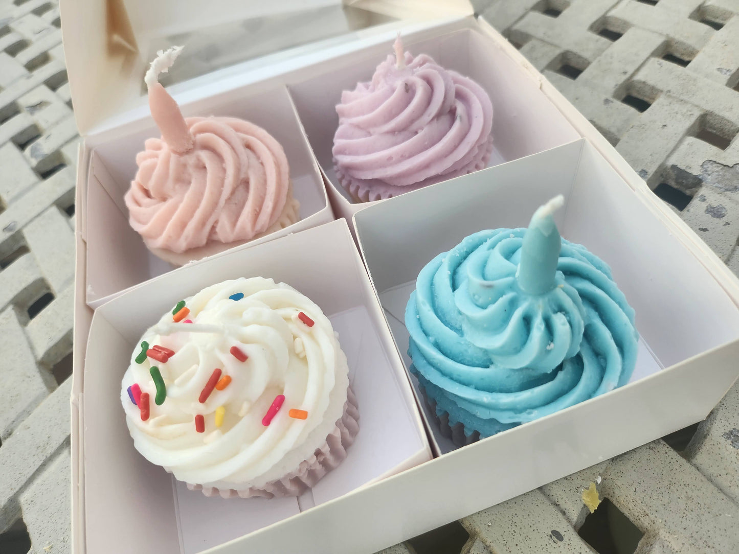 Cupcake Candle Box