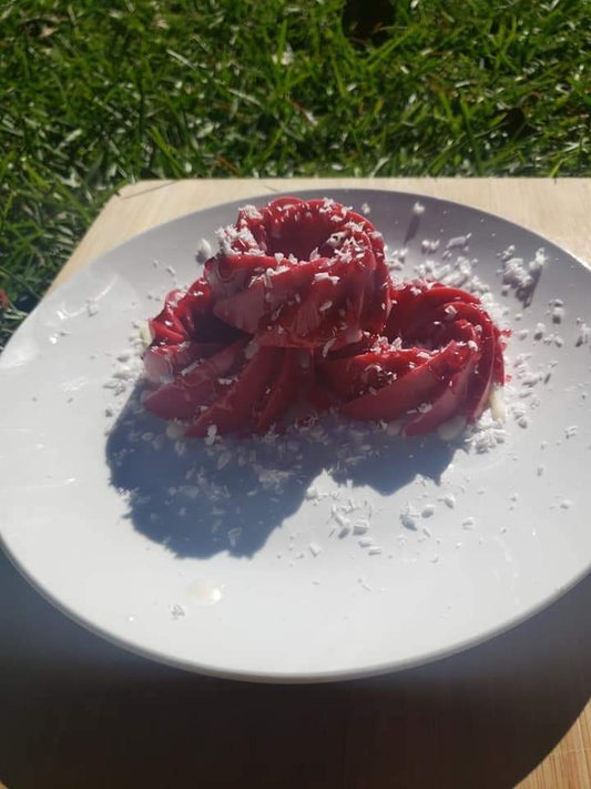 Raspberry Crullers