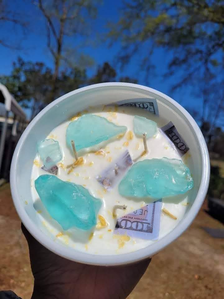 Money Blessing Candle